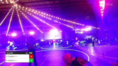 57 lbs Round Of 32 - Gage Cuesta, Brighton WC vs Rutledge Osborn, Big Dog Grappling Academy