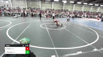 130 lbs Round Of 16 - Delano Black, Stout Wr Ac vs Jackson Roorda, War Wc