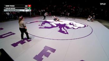 4A 235 lbs 1st Place Match - Jerri Togiai, Cedar City vs Callie Bates, Mountain Crest