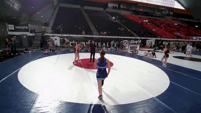 140 lbs Carly Duelfer, Alaska 14U Girls vs Catarina Patino, Utah 14U Girls