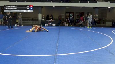 135 lbs 3rd Place Match - Denver Wolf, Cowboy Wrestling Club vs Zakey Tsarni, Capital Wrestling Club