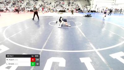 110 lbs Rr Rnd 1 - Marty Koert, Iron Horse Wrestling Club vs Liam Snook, Anchor Wrestling Club