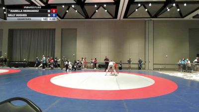 135 lbs Quarters - Isabella Hernandez, NC vs Milly Hughes, GA