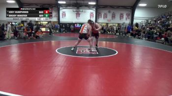 285 lbs Cons. Round 2 - Brody Minster, Mediapolis vs Joey Humphries, Mackinaw