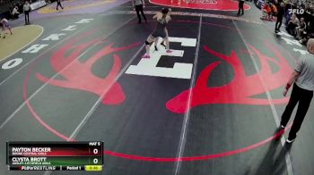 Cons. Round 1 - Clysta Brott, Ansley-Litchfield Girls vs Payton Becker, Boone Central Girls