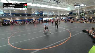 120 lbs Cons. Round 1 - Samuel Adams, Unattached vs Cody Duvendack, Unattached