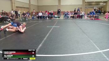 130 lbs Quarterfinal - Eli Edgar, Cane Nation vs Huck Damon, Ground Zero