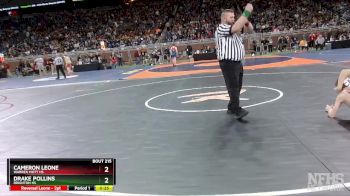 D1-113 lbs Cons. Round 1 - Drake Pollins, Brighton HS vs Cameron Leone, Warren Mott HS