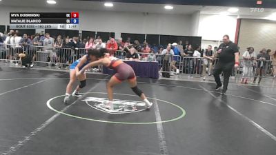 160 lbs Consi Of 16 #2 - Mya Dobrinski, OK vs Natalie Blanco, CA