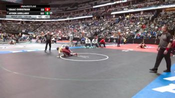 120-3A 5th Place Match - Isaac Christman, Sierra vs Ayden Arellano, University
