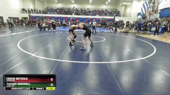 157 lbs Champ. Round 1 - Cedar Betzold, Lewiston vs Tucker Bridwell, Lake City