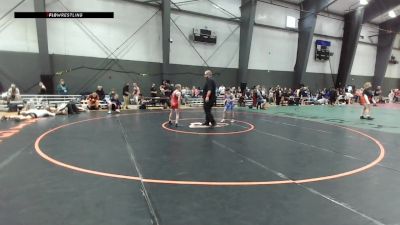 14U Boys Festival GR GR - 75 lbs Champ. Round 3 - Teagan VanBebber, MTC - MANTANONA TRAINING CENTER vs Greyson Goodwin, Team 312 Wrestling Club