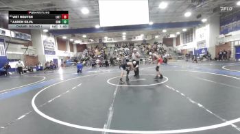 132 lbs Champ. Round 1 - Aaron Silva, Corona Del Mar vs Viet Nguyen, Los Altos