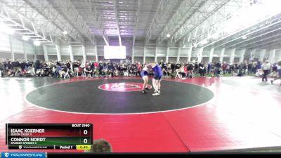 215 V Cons. Round 2 - Isaac Koerner, Queen Creek V vs Connor Nordt, Spanish Springs V