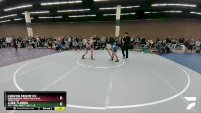 135-137 lbs Round 1 - Cooper McEntire, Weatherford Christian School Wrestling vs Luke Flores, Katy Area Wrestling Club