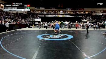 5A 215 lbs Semifinal - Robert Sabado, Cleveland vs Alessio Cisneros, Las Cruces