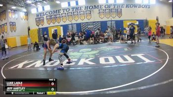 106 lbs Round 5 (8 Team) - Jeff Hartley, Palm Harbor WC vs Luke Ladle, Riverview WC