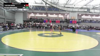 138 lbs Round Of 16 - Peyton Dixon, Haddam-Killingworth vs Kaylee Hernandez, Maloney