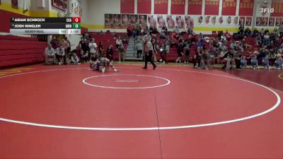 190 lbs Semifinal - Aidan Schrock, Clear Creek-Amana vs Josh Ringler, Grinnell