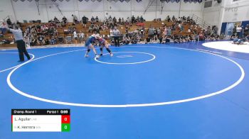 120 lbs Champ. Round 1 - Kenzie Herrera, Wright WA vs Lauren Aguilar, Junipero Serra