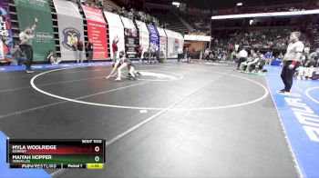 105 Class 1 lbs Champ. Round 1 - Myla Woolridge, Kearney vs Maiyah Hopper, Versailles