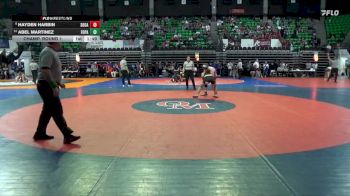 6A 144 lbs Champ. Round 1 - Hayden Harbin, Southside Gadsden vs Abel Martinez, Fort Payne