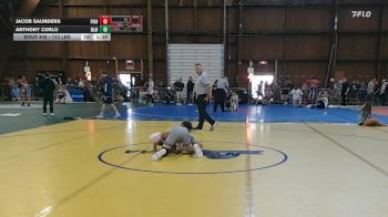 113 lbs Consi Of 4 - Jacob Saunders, Fight Club vs Anthony Curlo, Blair Academy