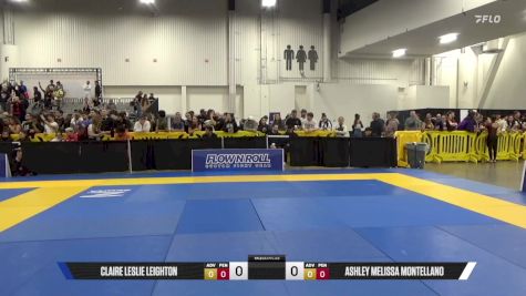 Ashley Melissa Montellano vs Claire Leslie Leighton 2025 World IBJJF Jiu-Jitsu No-Gi Championship