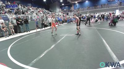 61 lbs 3rd Place - Kopelan Kirby, Tahlequah Wrestling Club vs Tucker Jenkins, Tonkawa Takedown Club