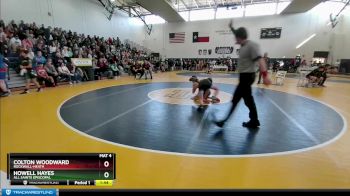 113 lbs Champ. Round 2 - Colton Woodward, Rockwall-Heath vs Howell Hayes, All Saints Episcopal