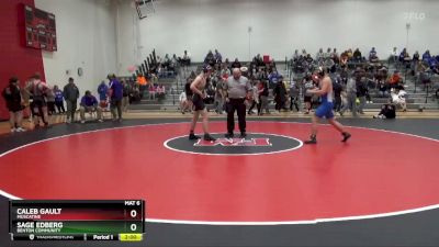 175 lbs Round 2 - Caleb Gault, Muscatine vs Sage Edberg, Benton Community