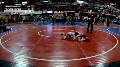 50 lbs Quarterfinal - Chris Sverdsten, Silver Valley Wrestling Club vs Howard Redfield, Glasgow Wrestling Club