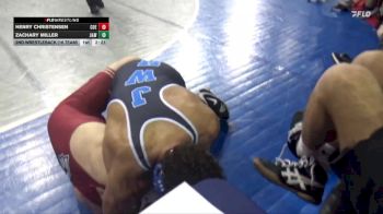 184 lbs 2nd Wrestleback (16 Team) - Henry Christensen, Coe vs Zachary Miller, Johnson & Wales (RI)