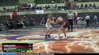 113 lbs Round 3 (4 Team) - Ayden Golden, North Scott vs Kyle McCarthy, New Prague