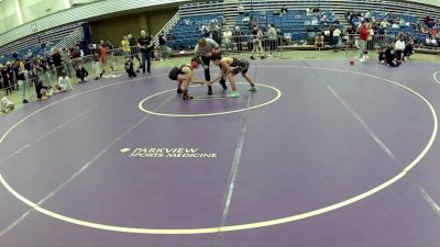 14U Boys - 105 lbs Cons. Round 4 - Alexander Whitted, Tennessee vs Bronxton Wasco, Ohio