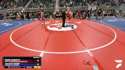 113 lbs Round 3 - Tavin Vendetti, Green River Grapplers Wrestling vs Hudson Baker, Wyoming Unattached