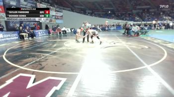 2A/1A Boys 126 Semifinal - Taylor Parsons, Grant Union / Prairie City Boys vs Bohden Sowa, Kennedy Boys