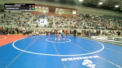 U23 Women - 55 lbs Champ. Round 2 - Rebecca Fletcher, CA vs Savannah Witt, PA
