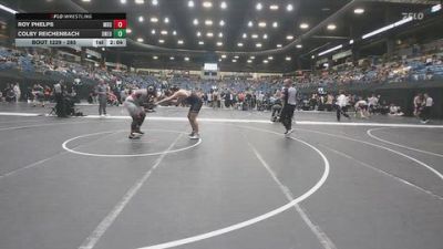 285 lbs Champ. Round 2 - Roy Phelps, Missouri Baptist University vs Colby Reichenbach, Doane University