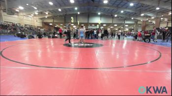 90 lbs Quarterfinal - Kade Carter, Cotton County Wrestling Club vs Colter Hale, Powerhouse Blue