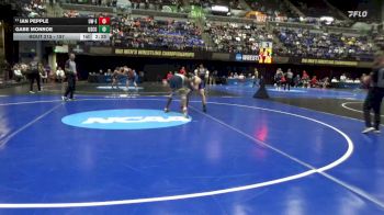 197 lbs Cons. Round 1 - Gabe Monroe, Coast Guard vs Ian Pepple, Wis.-Eau Claire