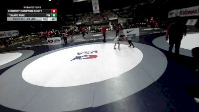 62 lbs Champ. Rd Of 16 - Chirithy Hampton-Scott vs Slate Ruiz, Project 8 Wrestling