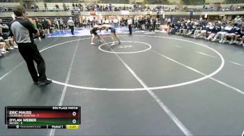 182 lbs Finals (8 Team) - Dylan Weber, Becker vs Eric Mauss, Caledonia-Houston