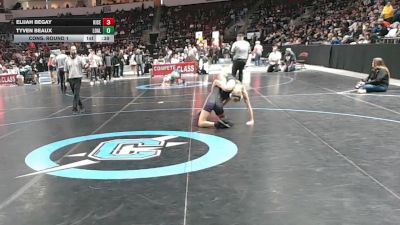 4A 126 lbs Cons. Round 1 - Tyven Beaux, Los Alamos vs Elijah Begay, Kirtland Central