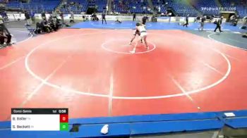 152 lbs Consolation - Braeden Baller, Texas vs Sam Beckett, Pennsylvania