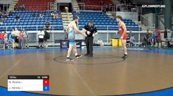 182 lbs Cons 32 #1 - Micah Downs, Illinois vs Josh Harkey, California