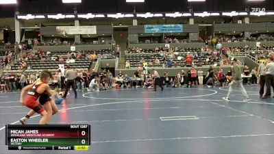 103 lbs Cons. Round 2 - Easton Wheeler, Victory vs Micah James, Siouxland Wrestling Academy