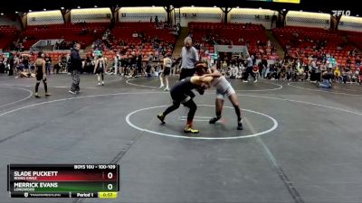 100-109 lbs Round 2 - Slade Puckett, Rising Kingz vs Merrick Evans, Longwood