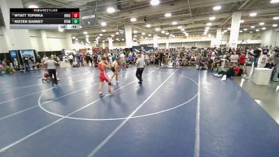 150 lbs Champ. Round 2 - Kixten Barney, Utah vs Wyatt Topinka, Oregon