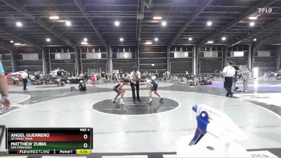 78 lbs Quarterfinal - Angel Guerrero, Az Cross Train vs Matthew Zubia, San Fernando